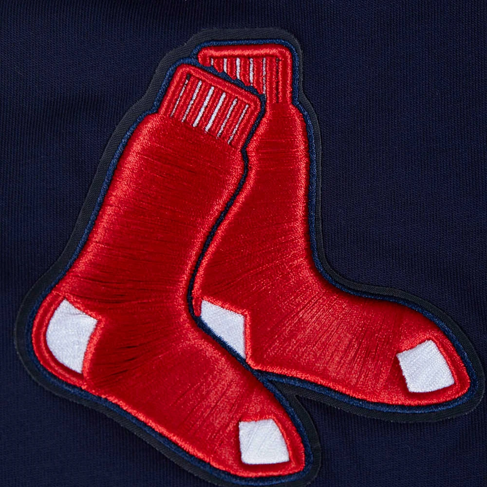 T-shirt à épaules tombantes Turn It Up Pro Standard bleu marine pour homme des Red Sox de Boston