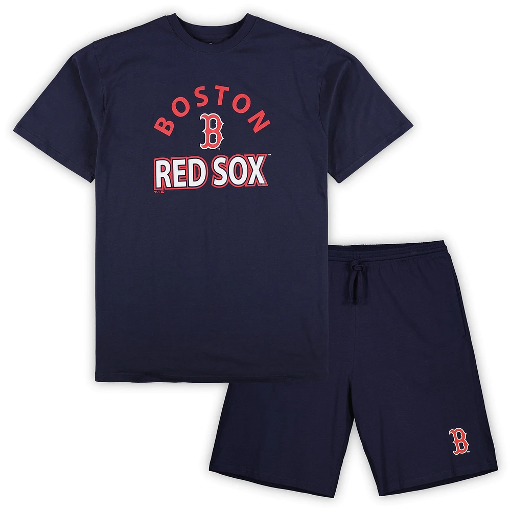 Ensemble combiné t-shirt et short Profile Boston Red Sox pour hommes, grandes