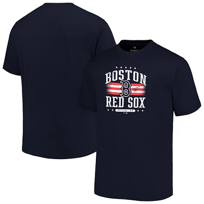 T-shirt Americana Big & Tall pour hommes, bleu marine, Boston Red Sox