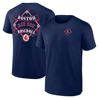 T-shirt Profile pour hommes, bleu marine, Boston Red Sox, Big & Tall Field Play