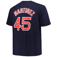 Profil pour homme Pedro Martinez Navy Boston Red Sox Big & Tall Cooperstown Collection Nom et numéro du joueur T-shirt