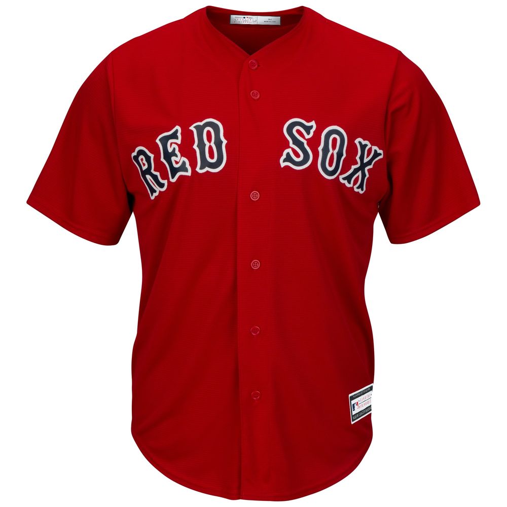 Men's Red Boston Sox Big & Tall Replica Team Jersey