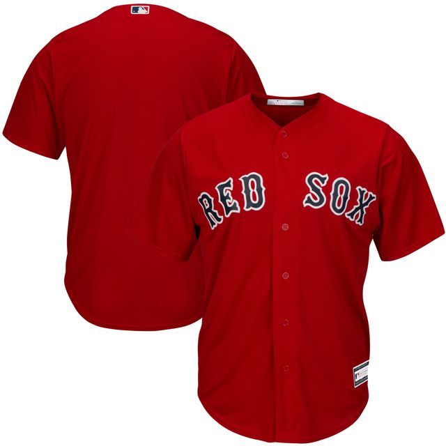 Maillot de l'équipe réplique des Red Sox Boston Big & Tall pour hommes, rouge