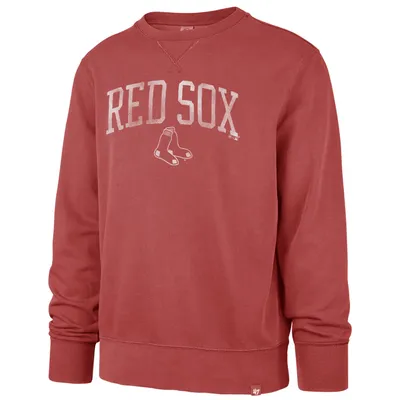 Men's Nike Navy/Red Boston Red Sox Authentic Collection Pregame Performance Raglan Pullover Sweatshirt
