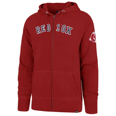 Men's Fanatics Branded Navy/Red Boston Red Sox Chip in Pullover Hoodie