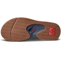 Men's REEF Boston Red Sox Fanning Bottle Opener Sandals