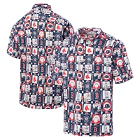 Men's Reyn Spooner Navy Boston Red Sox Champions Scenic Button-Up Shirt