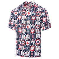 Men's Reyn Spooner Navy Boston Red Sox Champions Scenic Button-Up Shirt