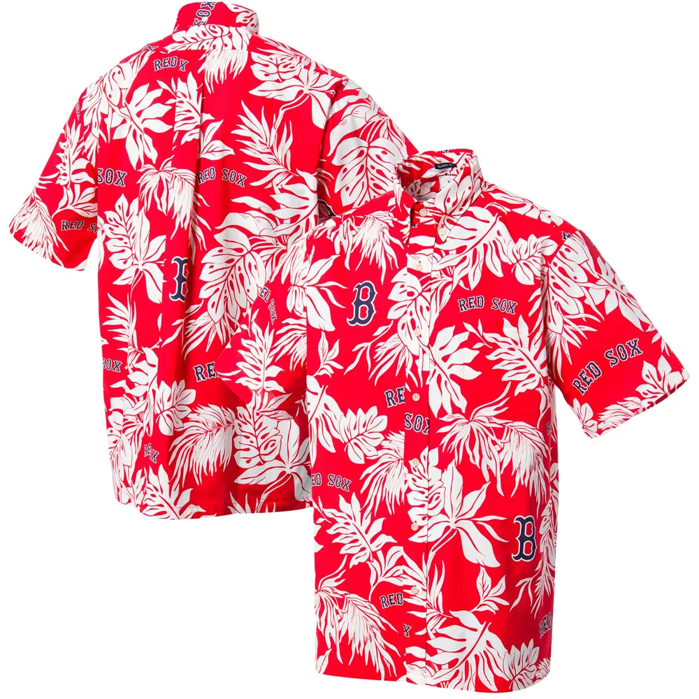 Men's Reyn Spooner Red Washington Nationals Aloha Button-Down Shirt