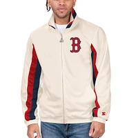 Veste de survêtement entièrement zippée Starter blanche des Red Sox Boston pour hommes