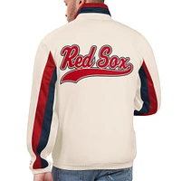 Veste de survêtement entièrement zippée Starter blanche des Red Sox Boston pour hommes