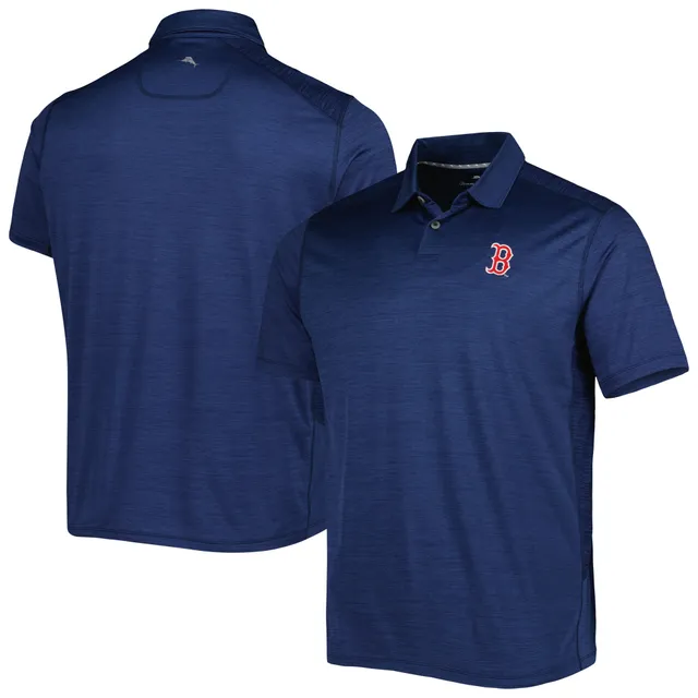 Tommy Bahama Gray Boston Red Sox IslandZone Pineapple Palm Coast Polo