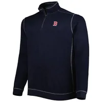 Tommy Bahama Navy Boston Red Sox Tobago Bay Veste à demi-glissière en trois mélanges pour homme