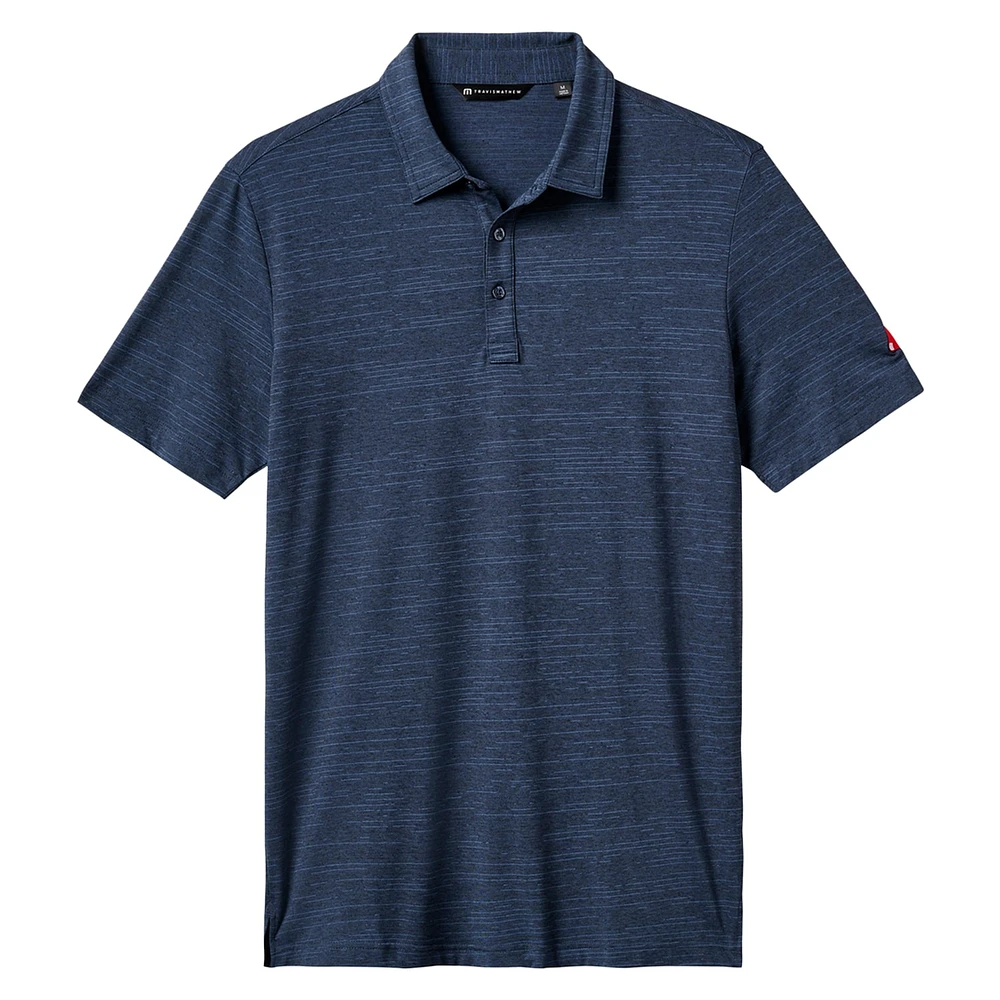 Polo The Heater TravisMathew bleu marine des Red Sox de Boston pour hommes