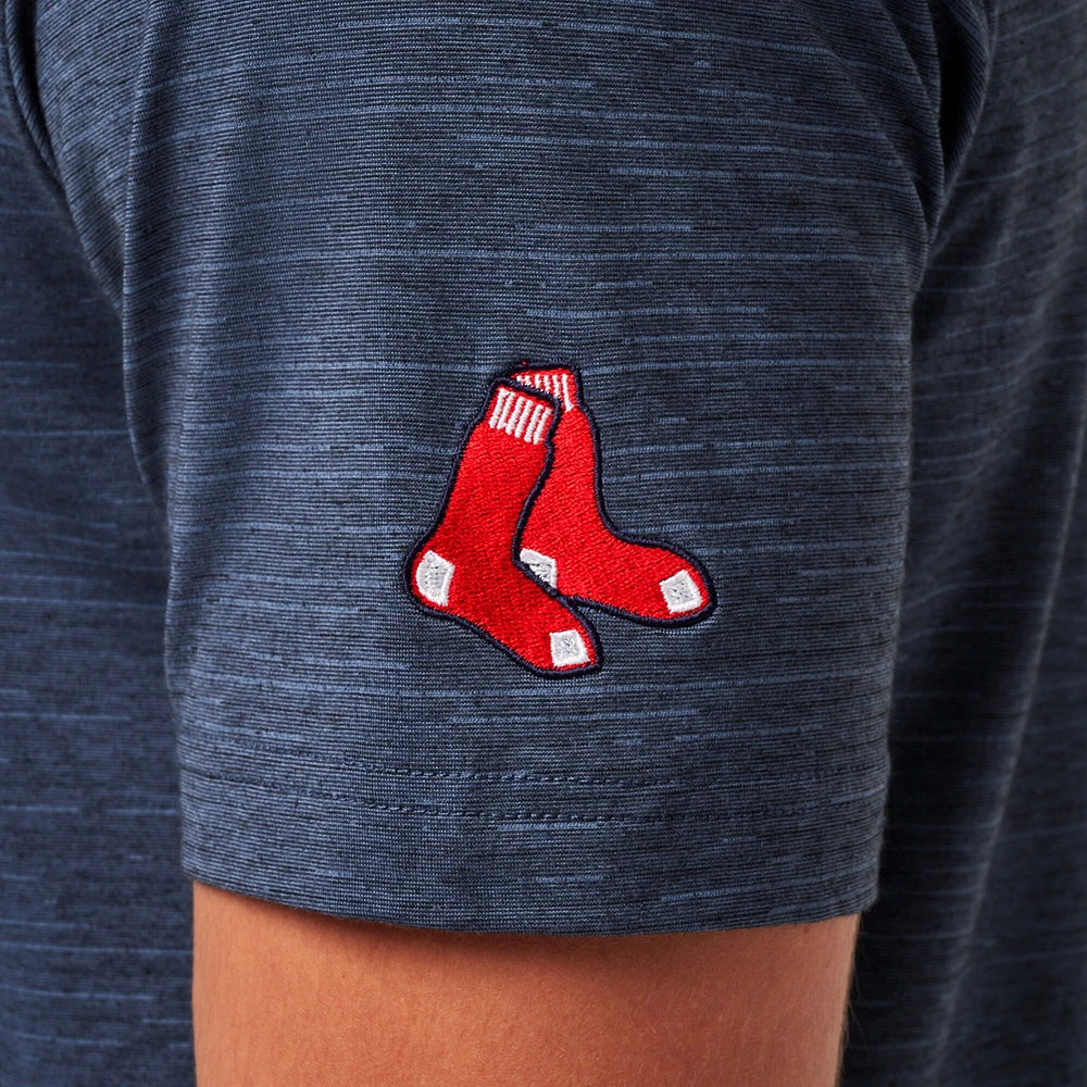 Polo The Heater TravisMathew bleu marine des Red Sox de Boston pour hommes