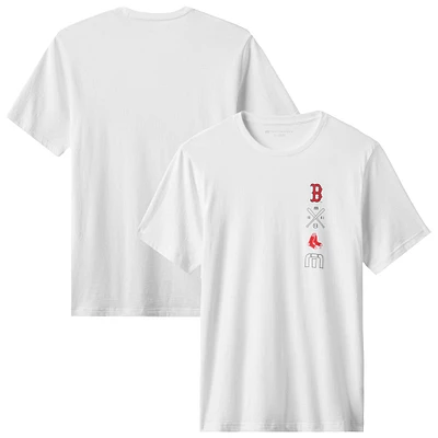 T-shirt blanc Sunset Slam 2.0 des Boston Red Sox pour homme TravisMathew