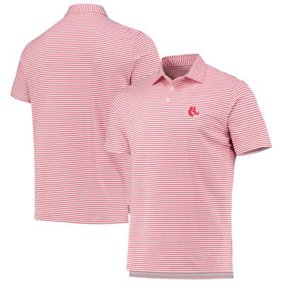 Men's Vineyard Vines Red Boston Sox Heathered Winstead Sankaty Polo