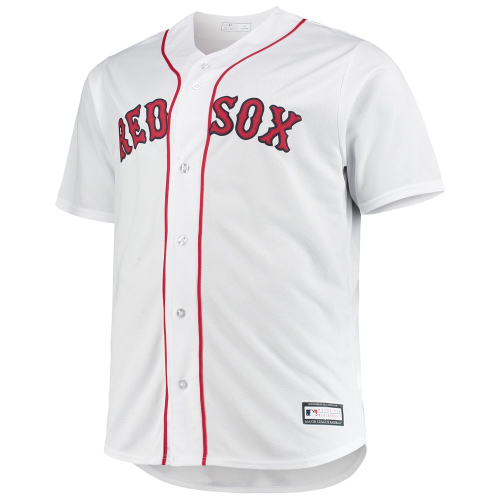 Men's White Boston Red Sox Big & Tall Home Replica Team Jersey