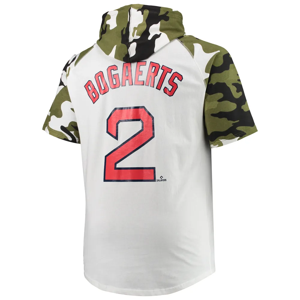 Profile Men's Xander Bogaerts White/Camo Boston Red Sox Big & Tall Raglan  Hoodie T-Shirt