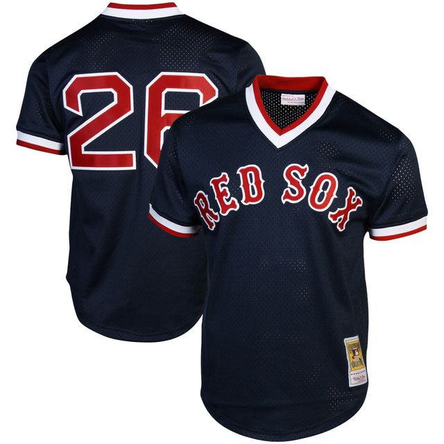 Mitchell & Ness Wade Boggs Boston Red Sox 1992 Authentic Cooperstown Collection Maillot d'entraînement au bâton - Bleu marine