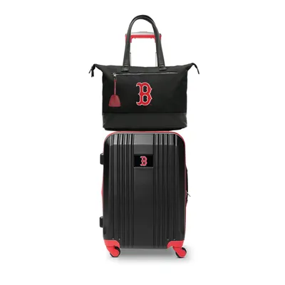 Boston Red Sox MOJO Premium Laptop Tote Bag and Luggage Set