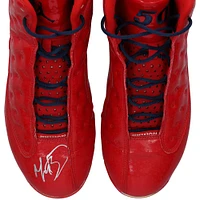 Mookie Betts Boston Red Sox Autographed Game-Used Red Jordan Brand Cleats from the 2019 MLB Season