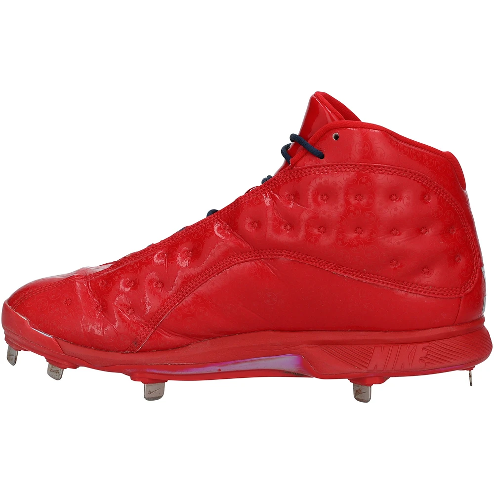 Mookie Betts Boston Red Sox Autographed Game-Used Red Jordan Brand Cleats from the 2019 MLB Season