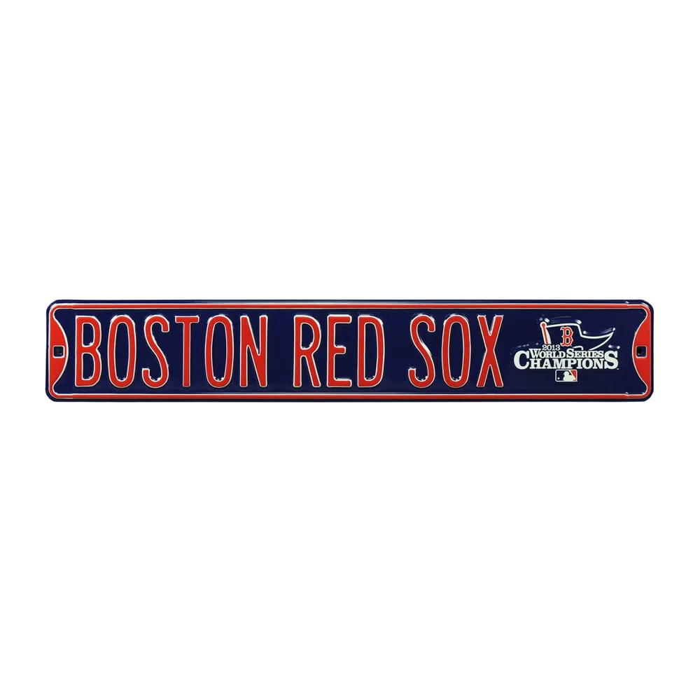 Lids Boston Red Sox 6 x 36 2013 World Series Champions Steel Ave