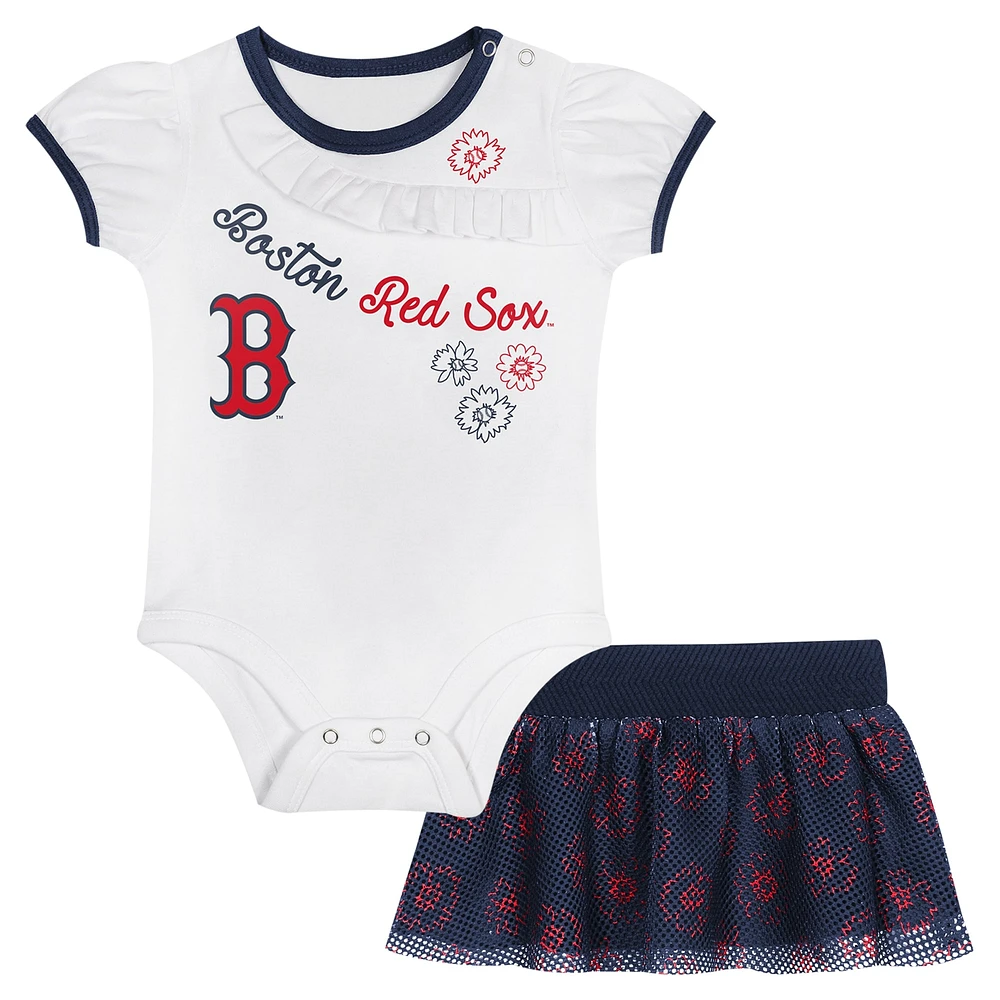 Ensemble body et jupe Sweet Boston Red Sox pour nouveau-né nourrisson