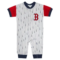 Newborn & Infant Fanatics White Boston Red Sox Logo Best Series Full-Snap Jumper