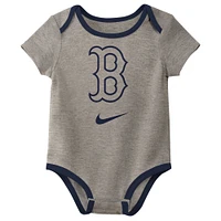 Newborn & Infant Nike Boston Red Sox Three-Pack Bodysuit Set