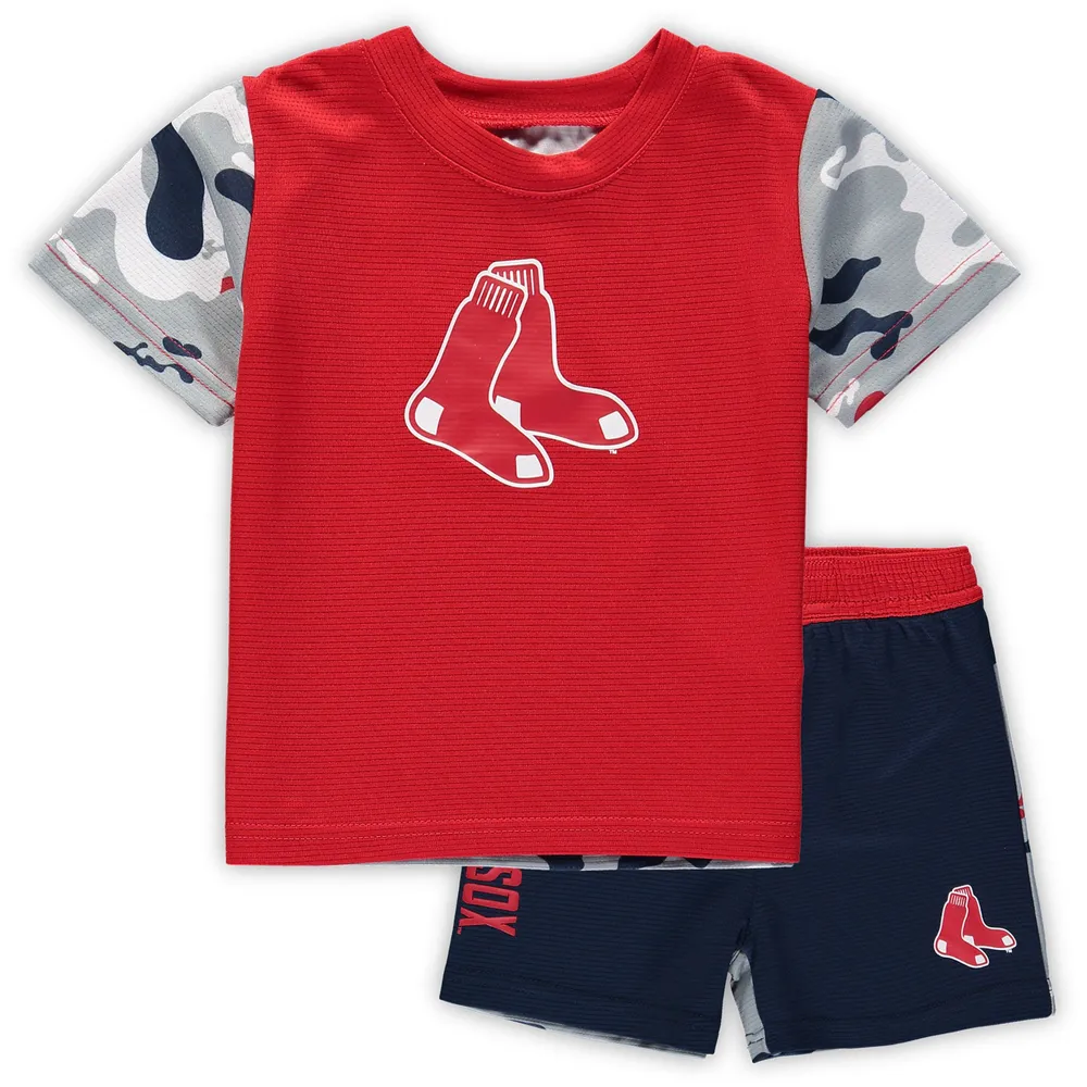 Outerstuff Newborn & Infant Navy/Red St. Louis Cardinals Pinch Hitter T-Shirt & Shorts Set