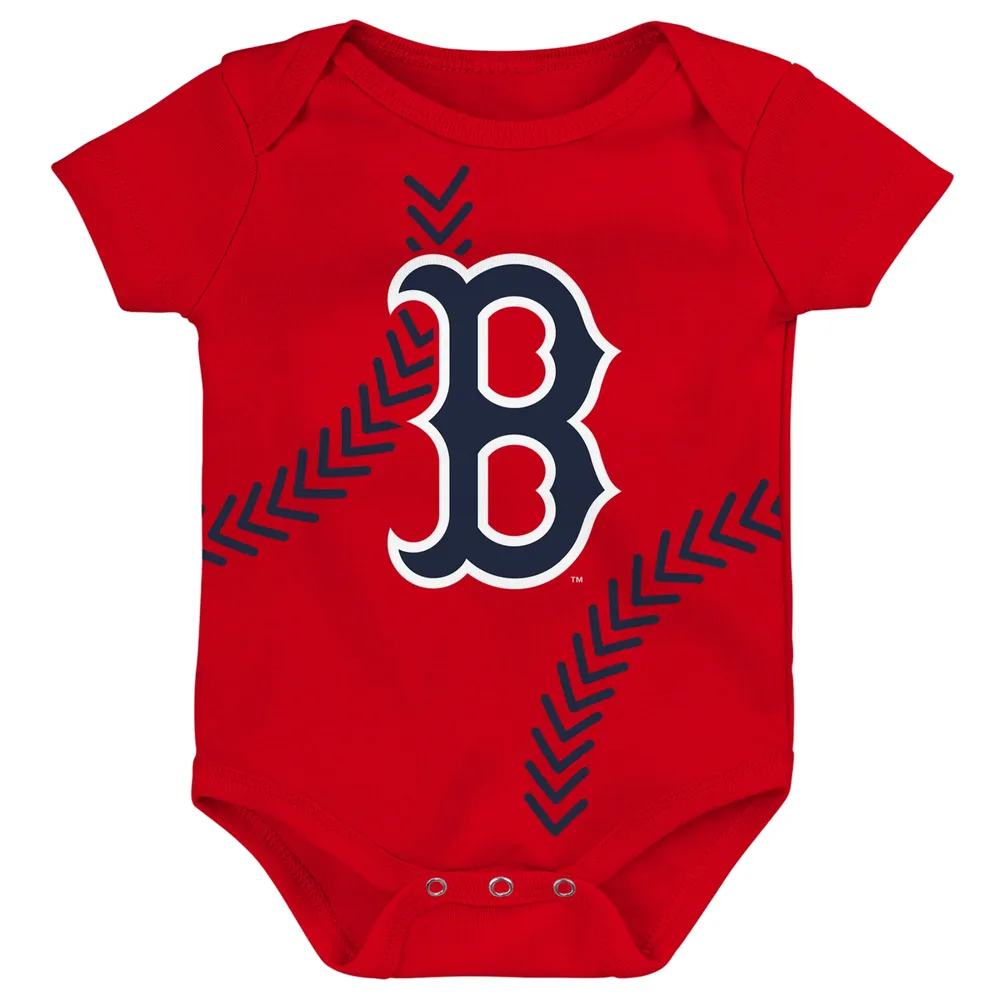 Newborn & Infant Red Boston Sox Running Home Bodysuit