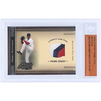 Pedro Martinez Boston Red Sox 2004 Playoff Prime Cuts 3 Couleur Jeu Utilisé Relic #25 #24/25 Carte