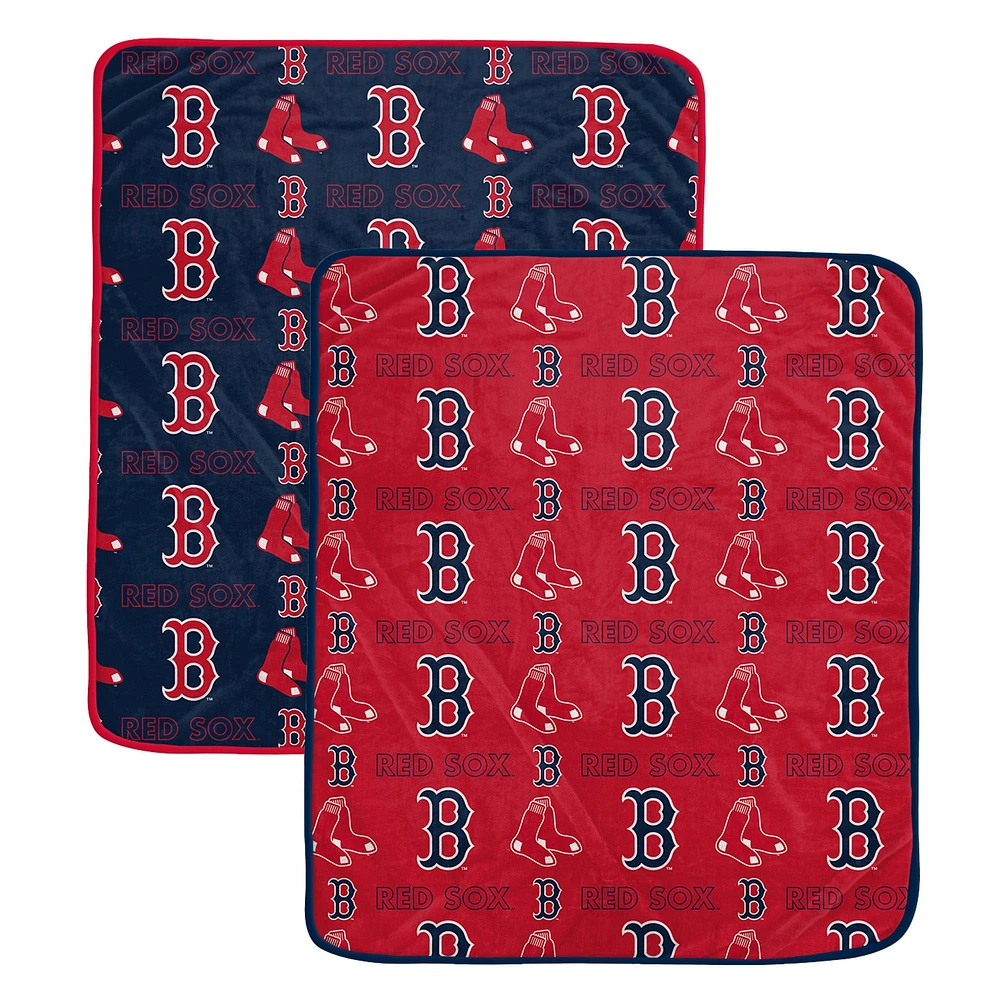 Ensemble de couvertures deux pièces Pegasus Boston Red Sox 60" x 70" Home & Away