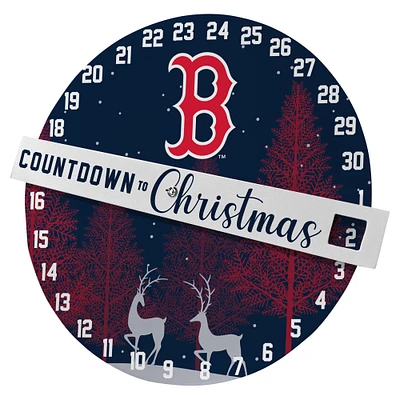 Pegasus Boston Red Sox Countdown to Christmas Wall Sign