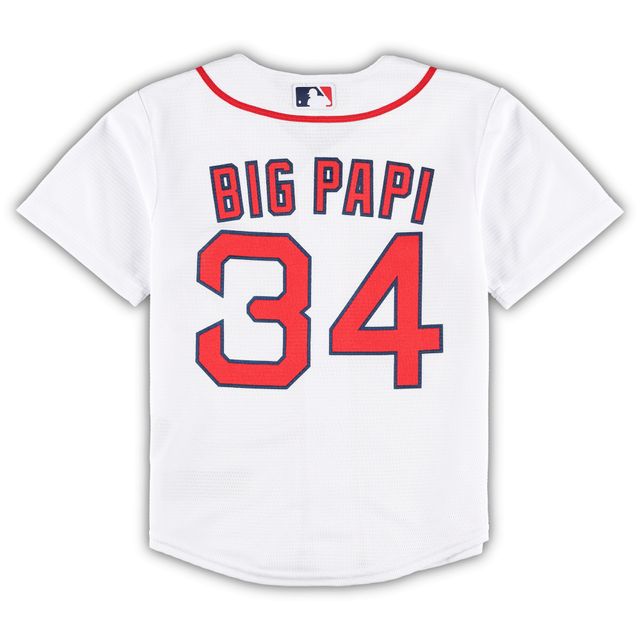 Outerstuff Preschool David Ortiz White Boston Red Sox 2022 Hall of Fame  Replica Player Jersey