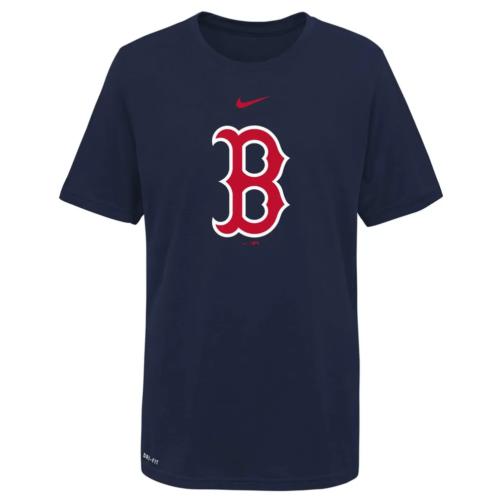 Préscolaire Nike Boston Red Sox Large Logo Performance Bleu marine - T-shirt