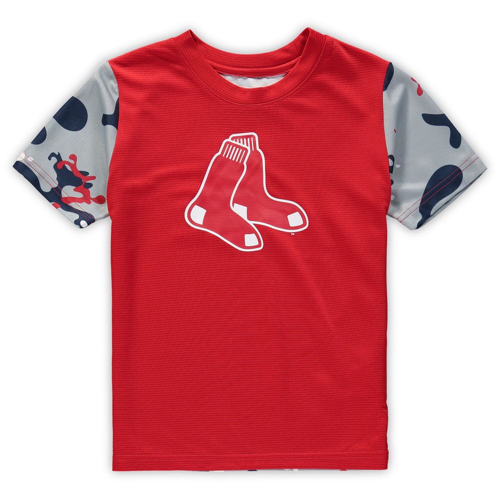 Boston Red Sox Youth Navy Basic Logo Short Sleeve T Shirt