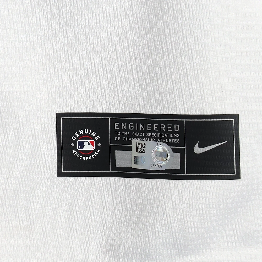 Maillot Nike blanc autographié par Roman Anthony des Boston Red Sox - Signature sur le devant