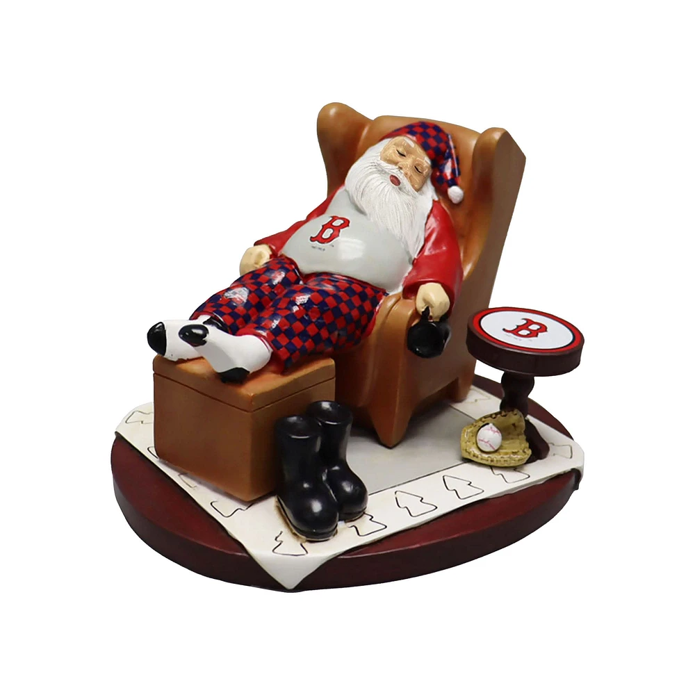 Figurine du Père Noël au repos des Red Sox de Boston de The Memory Company