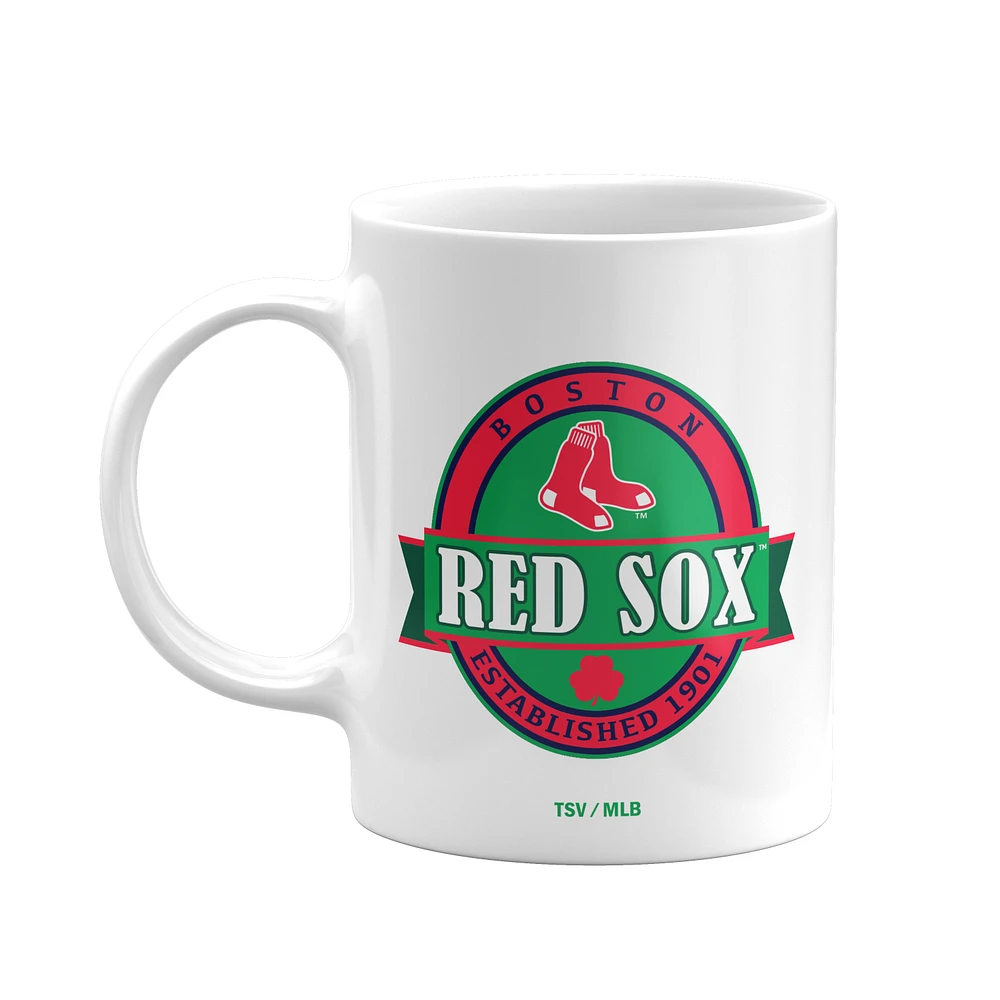 The Sports Vault White Boston Red Sox 2021 St. Patrick's Day - 11oz. Coffee Mug 2-Pack