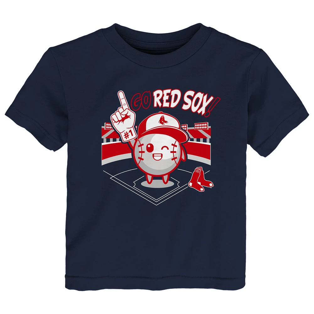 T-shirt rouge Boston Red Sox Ball Boy Fanatics pour tout-petits