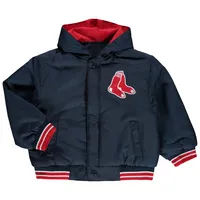 St. Louis Cardinals JH Design Reversible Fleece Full-Snap Hoodie Jacket -  Navy