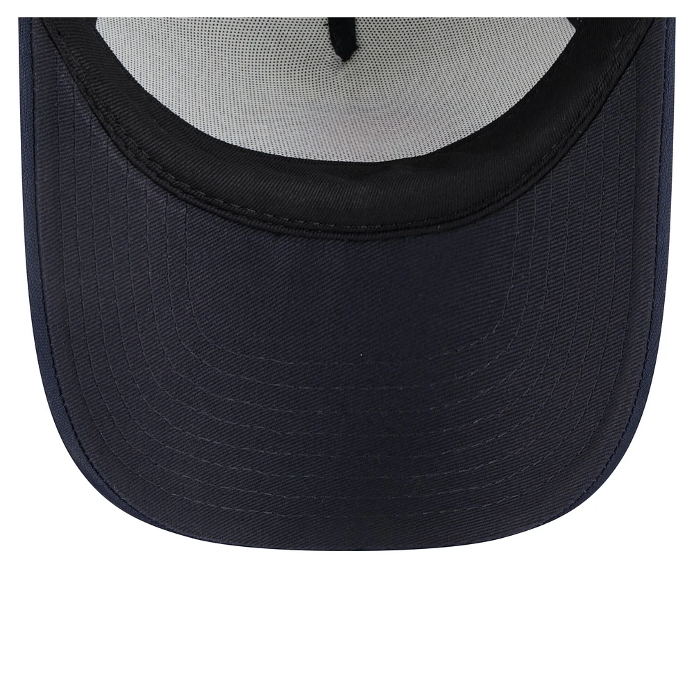 Toddler New Era  White/Navy Boston Red Sox Painted A-Frame 9FORTY Trucker Adjustable Hat