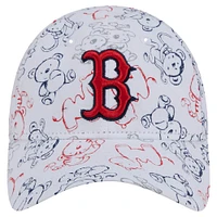 Casquette flexible 9FORTY New Era Boston Red Sox Animal pour tout-petit, blanche