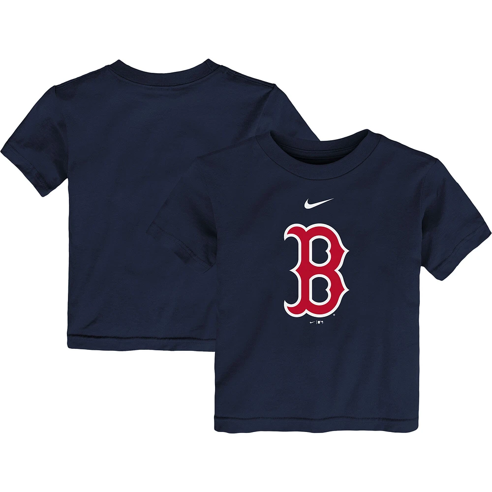 T-shirt Nike bleu marine avec grand logo des Red Sox de Boston pour tout-petit