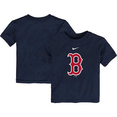 T-shirt Nike bleu marine avec grand logo des Red Sox de Boston pour tout-petit