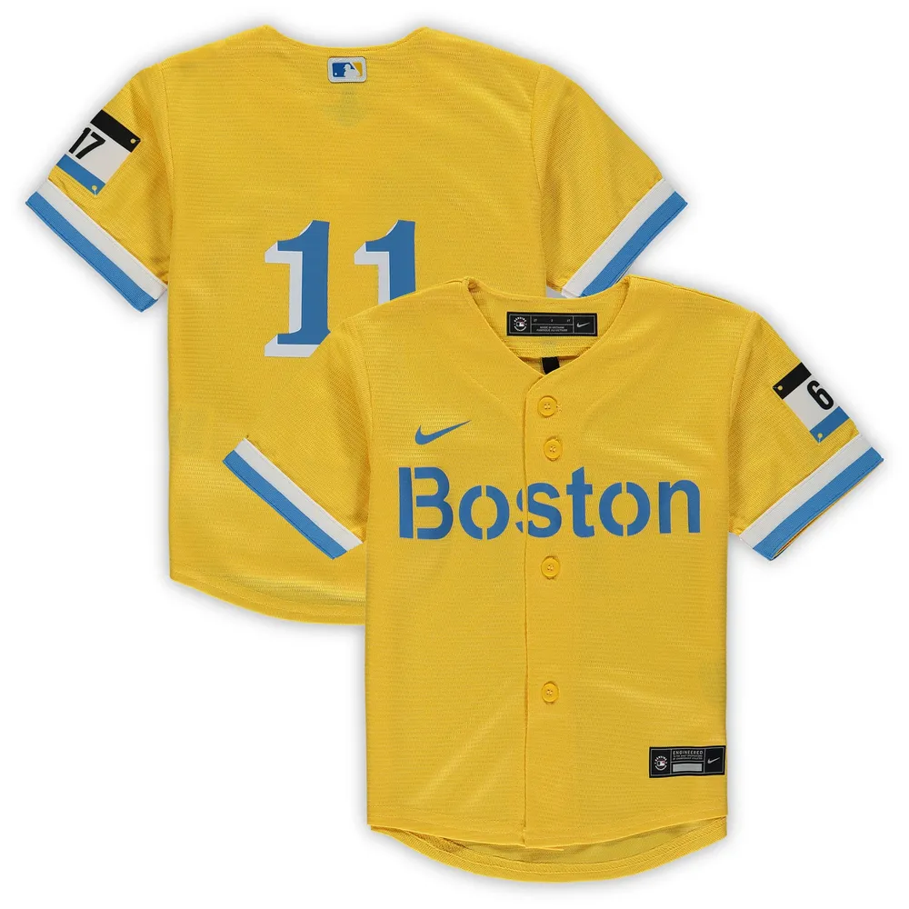 Women's Nike Rafael Devers Gold Boston Red Sox City Connect Replica Player  Jersey