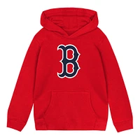 Sweat à capuche en polaire rouge avec logo principal des Red Sox de Boston pour tout-petit